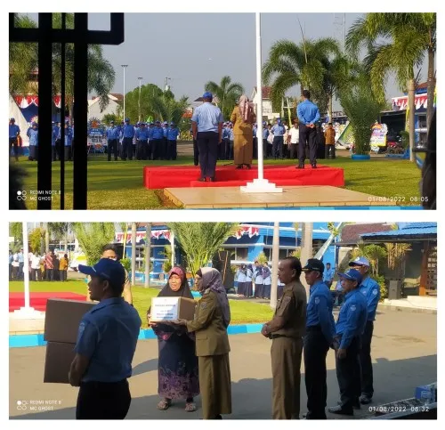 HUT ke-39 PDAM, Warga Desa Kalisalak Terima Bantuan Sosial Secara Simbolis